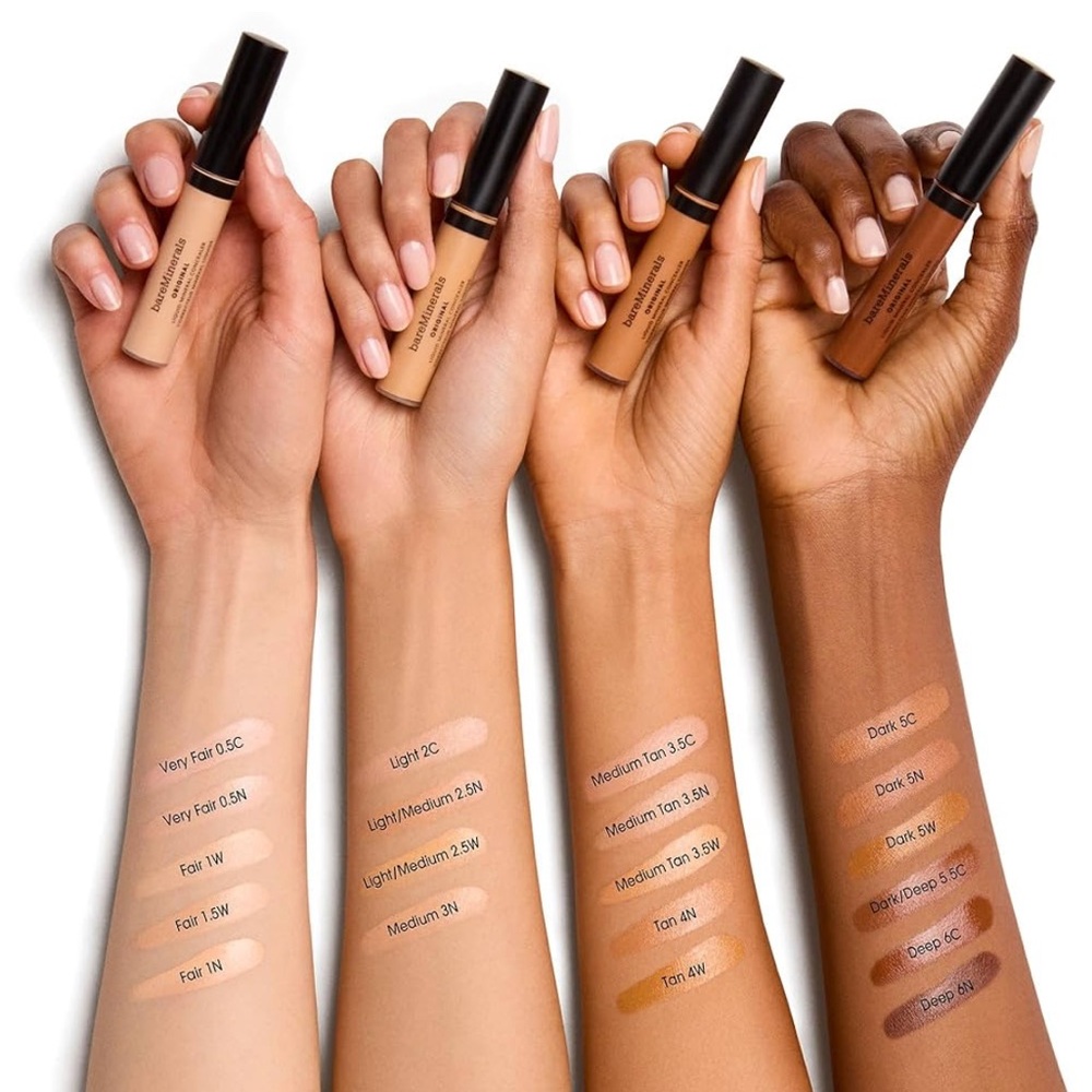 bareMinerals Liquid Concealer all the shades